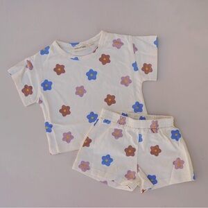 Indy & Pippa daisy daydreamer matching set NWT 12M fits oversized